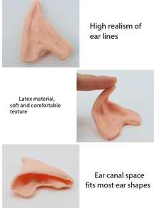 Silicone Fairy Ears, Cosplay Angel Ear Prosthetics, Perfect For Masquerade Balls And Parties - Multicolor - View 10