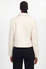 Beige Short Jacket - Beige - View 4