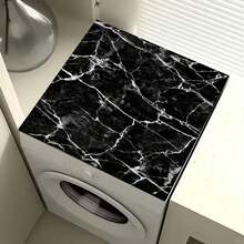 1pc Marble Texture White Gold Pattern, Warm Family Atmosphere, Diatomite, Anti-Slip, Suitable For Washing Machine Cover Pad, Dryer Cover Pad, Coffee Machine Pad, Kitchen Countertop Pad. Multi-Purpose Household Mat - Multicolor - View 17