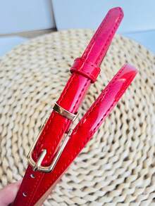 New Casual Minimalist PU Leather Belt, Versatile Accessory For Summer Dresses, Ins Style