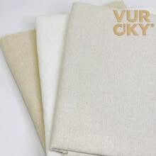 50*150cm Large Size Pre-Cut Embroidered Fabric, Suitable For Sewing, Cross-Stitch And Garment Making, Vintage Style Fine Linen Material, Solid Color Handmade Cloth, Applicable For Tablecloths, Potted Plant Decor And DIY Handicraft Projects - Multicolor - View 3