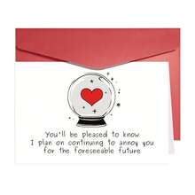 1 Valentine's Day Gift Card With Envelope, Anniversary Card, Funny Valentine's Day Card, Magical Wife, Valentine's Day Gift Box Card, Birthday Card, Birthday Card, Gift Card, Souvenir - Xk213 - View 15