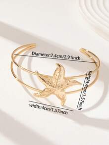 1pc Summer Beach Starfish Arm Sleeve (Women) - Gold - View 3