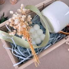 50/100支仿真迷你白色满天星 - 精致耐用，易于DIY，适用于婚礼、家居和办公室装饰、派对和花园 - 可制作桌面波西米亚风花环，无羽毛，无需用电，适合圣诞节、感恩节和万圣节 - 白色 - 查看 11