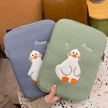 11英寸可爱鸭子图案笔记本电脑保护套，平板电脑收纳包，适用于13/14/15.6英寸笔记本电脑，适合学生和上班族日常使用。 - 彩色 - 查看 8