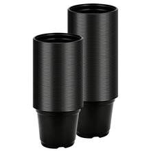 100pcs Small Flower Pots And Seedling Pots - Made For Outdoor Succulent Mini Garden & Seed Germination - Black - View 6