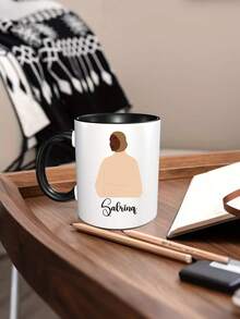 1pc Customized Photo Mug, Personalized Design Mug, Customized Text Mug, Personalized Coffee Cup, Custom Family Mug, Corporate Coffee Mug, Business Mug, Homemade Mug, Customized Coffee Cup, Mother's Day Gift, Father's Day Gift, Anniversary Gift, Valentine's Day Gift, Birthday Gift, Wedding Gift, Gift For Best Friend, Gift For Parents, Gift For Girlfriend, Christmas Gift - Multicolor - View 7