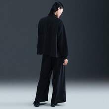 Nike Women's AS W NSW PLEATED PANT Woven Long Pants IM7460-010 - Black - View 5