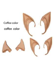 Silicone Fairy Ears, Cosplay Angel Ear Prosthetics, Perfect For Masquerade Balls And Parties - Multicolor - View 7