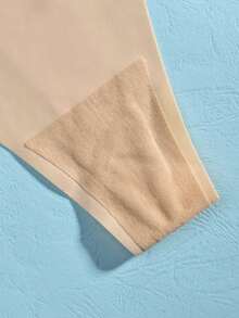 7 buc/set chiloți tanga negri solizi pentru femei, lenjerie intimă confortabilă, sexy, cu talie joasă, culoare caisă, culoare solidă - Caisă - Vizualizare 8