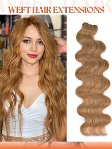 合成直发马尾接发,钩针编织合成Yaki直发全头接发 - 彩色 - 查看 37