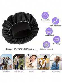 3支装免加热卷发棒 | 隔夜卷发器 | 魔术胶带免加热卷发棒 | 天鹅绒睡眠卷发棒 | 适合所有发质的护发工具 - 彩色 - 查看 5