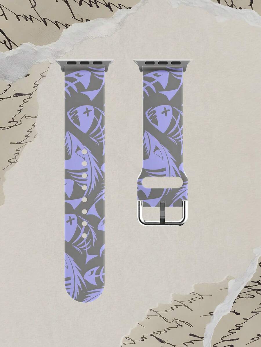 1 Stück weicher, elastischer und atmungsaktiver Armband-Riemen, kompatibel mit Samsung, Garmin, Honor Smartwatches, 38mm 40mm 41mm 42mm 46mm 45mm 44mm 49mm, modischer, lässiger Silikon-Uhrenarmband in Mehrfarbig, kompatibel mit Apple Watch Ultra SE/11/10/9/8/7/6/5/4/3/2/1 - Verschiedenfarbig - Übersicht 1