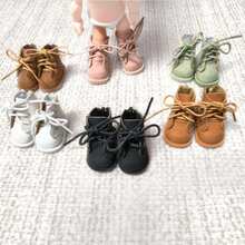 Bjd Shoes Small Six Strong Leather Boots Zsiga Boots Change Toy Shoe Accessories - Nâu đậm - Xem 2