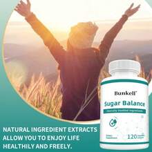 Bunkell 5-In-1 Blood Sugar Balance Support Supplement, Containing Gymnema Sylvestre, Cinnamon, Licorice, White Willow Bark (25% Salicin), And Berberine Hydrochloride, 120 Capsules - 1 chai - Xem 8