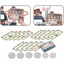 TendenciaCaja Registradora Y Tienda De Donas De Juguete Para Niños,juguete Supermercado Juguete Para Niños,41pcs,color Azul OscuroCalidad premium - Morado - Ver 10