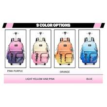 Kids Rolling Backpack With Wheels Unisex Suitcase Carry On Luggage For Elementary Middle High School Students - Berwarna merah muda - View 11