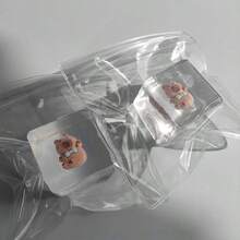 水豚挤压玩具，透明减压玩具，史迪奇玩具，旅行玩具，课堂解压玩具，迷你小物，洗澡玩具，圣诞文具，压力球，生日礼物，圣诞礼物，万圣节礼物，完美礼物，礼物 - 彩色 - 查看 7