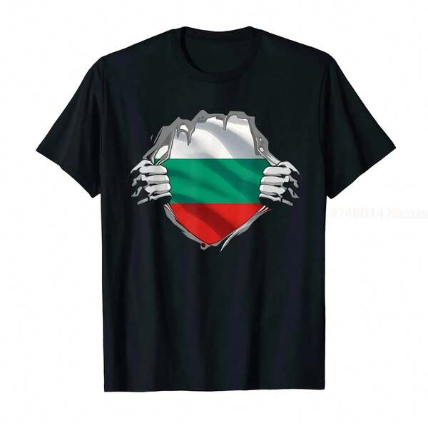 100% Cotton Super Bulgarian Heritage Proud Bulgaria Roots Flag T-Shirt MEN WOMEN UNISEX T Shirts Size S-6XL