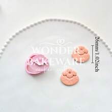 Mini Cortadores de Biscoitos em Formato de Frutas, Coelho, Banana, Maçã, Morango, Pêssego, Carimbo de Plástico, Molde Pressionável de Biscoito Cartoon, Utensílios de Cozinha para Assar e Confeitaria - Fruta - Visão 10