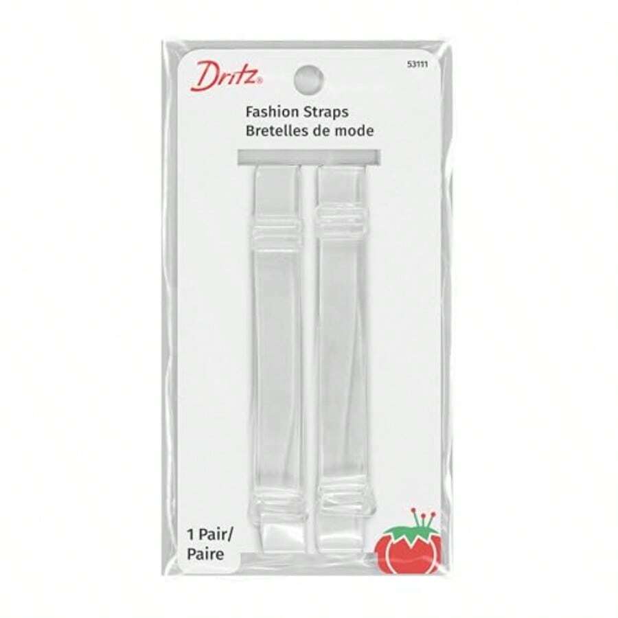 Dritz 53111 Correas de Moda Desmontables y Ajustables Transparentes - Transparente - Ver 1