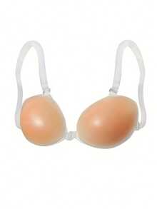 Silicone Bra Straps, Invisible Lift Bra, Waterproof & Skin-Friendly For Women - Beige - View 5