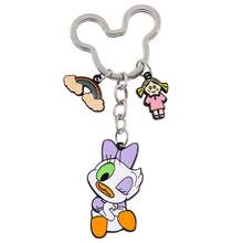 Disney 1pc Cute Cartoon Mickey & Minnie Zinc Alloy Keychain, Fashionable & Delicate Lovely Bow-Tie Mickey Bag Charm, Suitable For Daily Wear Or As A Gift - Multicolor - View 22