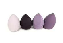 8 Pcs Unisex Dry Wet Dual Use Makeup Sponge Set Soft Blend Foundation Concealer Blush Powder  Sponges Multi Colored Purple For Daily Makeup Application Use - 4pcs Multi-colored Purple - 查看 7