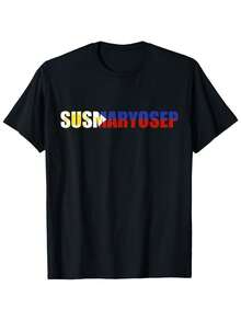 Tagalog Funny Filipino Flag Slang Phillipines T Shirt - 黑色 - 查看 1