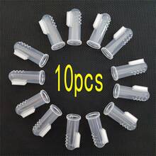 20支/10支/5支/1支装宠物指套牙刷，宠物牙齿清洁刷，宠物牙齿清洁工具，硅胶牙刷，幼犬幼猫指套牙刷，小型宠物牙刷，适用于犬猫 - 無色 - 查看 13