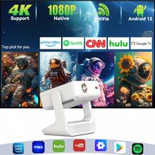 New Flagship A2Pro Smart Projector, Equipped With Android 12 System, Built-In Touch Screen, 1080P Native Resolution, WIFI6, Rotary Speaker, Auto Obstacle Avoidance & Focus, 16:9 Aspect Ratio, Suitable For Home Theater, Smartphone & Computer Projection, Video Wall Projection, Multimedia Presentation, Modern Smart Small Device, High-Definition Lens