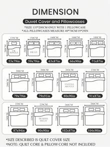 2/3件套数字印花被套组（1件被套+1/2件枕套，不含被芯），樱桃红印花，舒适透气，亲肤柔软抗起球，适用于双人/标准双人/加大双人/特大双人床，四季皆宜，多种尺寸可选，可机洗，优雅卧室装饰 - 彩色 - 查看 5