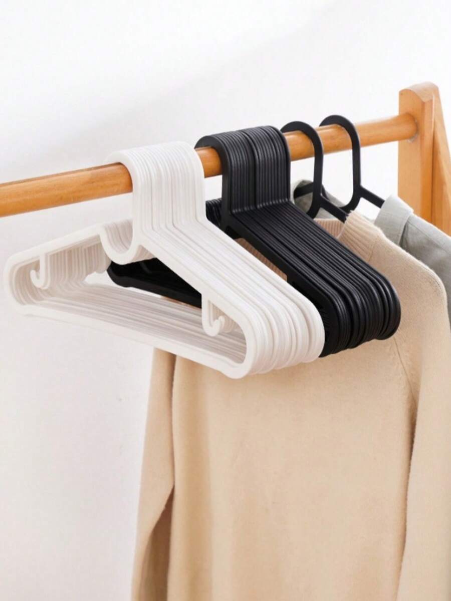 5pcs/Set Thick Multi-Functional Clothes Hangers, Convenient Home/Dorm/Balcony Hangers, Fashion Hangers, Standard Hangers, Essential For Back To School Dorm - Multicolor - View 1