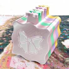1Pc Cute Bow-Shape Magnetic Diamond Painting Tray With Separate Lid – Easy Sorting & Storage - Multicolor - View 7