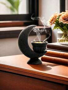 This Resin Incense Burner Features A Simple, Three-Dimensional Geometric Design, Suitable For Home Decor, Holiday Decor, Office Decor, And Aromatherapy. It Also Makes An Ideal Gift For Friends, Ladies, Winter, Or Weddings. - Multicolor - View 4