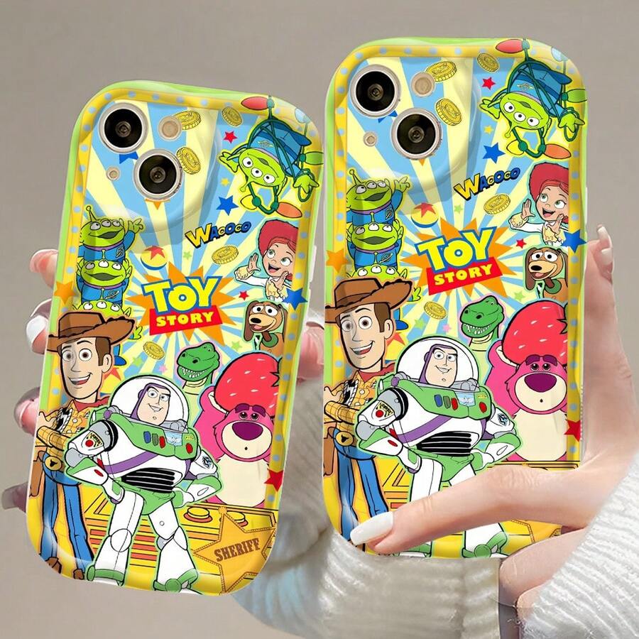 This Disney Buzz Lightyear Cartoon Phone Case Features An Adorable And Playful Design, A Simple Yet Stylish Look, A Smooth Texture, And A 2D Wave Pattern. Made Of Super Cute And Eye-Catching TPU Material, It Includes Camera Protection And Is Perfect For Girls. Compatible With IPhone17/16/15/14/13/...12 Mini Pro Max Pro Plus XRXS And Other Models. It's A Perfect Gift For Friends And Family. Stylish Phone Case With A Fun And Playful Design, Lightweight And Durable. - 無色 - 查看 1