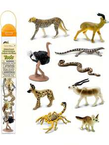 EstiloTendenciaSafari Ltd. TOOB Animales Del Desierto - Juego De Cifras De Animales Del Desierto De 9 Piezas, Juguetes Realistas Para NiñOs, NiñOs PequeñOs, Proyectos Escolares, Regalos De CumpleañOsCalidad PremiumVersióN Mejorada - 1 - Ver 1