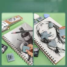 1pc Rubber Clay Sketch Drawing Erasable Rubber Eraser Stationery - Multicolor - View 5