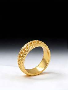 Bộ 3 dây chuyền mắt xích kiểu mạ vàng - Phong cách Hip Hop, phụ kiện dự tiệc đa năng, phù hợp cho cả nam và nữ. - Nhiều màu - Xem 3