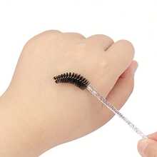 100/500pcs Disposable Black Eyelash Mascara Brush, Eyebrow Brush, Mini Makeup Brushes