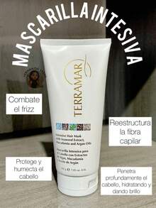 Mascarilla Capilar intensiva Terramar con Argan,Macadamia y Algas- Hidratacion y Anti Frizz 200g - Coconut - Ver 4