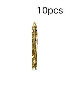 1pc Shiny Wedding Wand, Shaped Like A Golden Star With Foil Tassel And Bells, Suitable For Weddings, Birthday Parties And Other Occasions - Multicolor - View 11