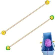 2 Set Yarn Spinner For Bogg-Bags, Wooden Rotating Yarn Holder With Silicone Cap,Portable Knitting Accessories For Beach Tote Bag - / - 查看 1