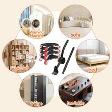 Heavy Duty Furniture Moving Tool Set Metal Furniture Mover Furniture Dolly Appliance Furniture Sliders With Wheels Lifter Tool - one-size - View 8