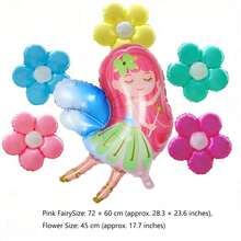 1pc Elegant Princess Style Balloon, Cute Castle, Princess, Fairy, Unicorn Shaped, Birthday Party Princess Theme Decoration - Multicolor - View 25