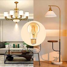 Kasotile 1pc A19 Vintage LED Light Bulb, High Brightness 2700K Warm White, 9W E26 Standard Base, 800 Lumens, CRI80+, Clear Glass Filament Bulb, Suitable For Home, Restaurant And Farmhouse. Non-Dimmable.