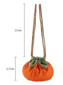 柿子香味香囊挂饰，可挂在后视镜上或用作汽车挂饰，束口袋，迷你钱包，零钱包 - 彩色 - 查看 10