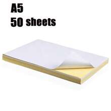 Giấy dán decal vinyl in được khổ A4, màu trắng mờ, chống thấm nước, tự dính PET, kích thước 8.3x11.7 inch, phù hợp với máy in phun, khô nhanh, độ bám mực cao. - mờ - Xem 9