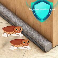 1/2pcs Soundproof Door Seal Strip, Door Bottom Draft Stopper, Noise Reduction Foam Material, Easy Installation For Home & Office, Enhance Door Sealing, Thickened Seal Strip - Multicolor - View 2