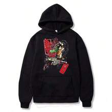 Men Outdoor Hoodies & Sweatshirts - Black - View 7